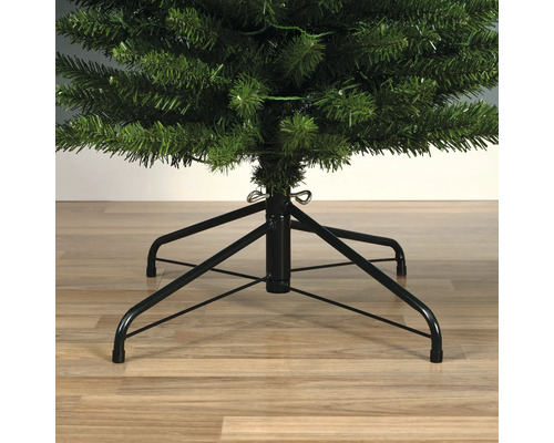Everlands kunstkerstboom, verlicht, D 70 cm, H 240 cm, groen
