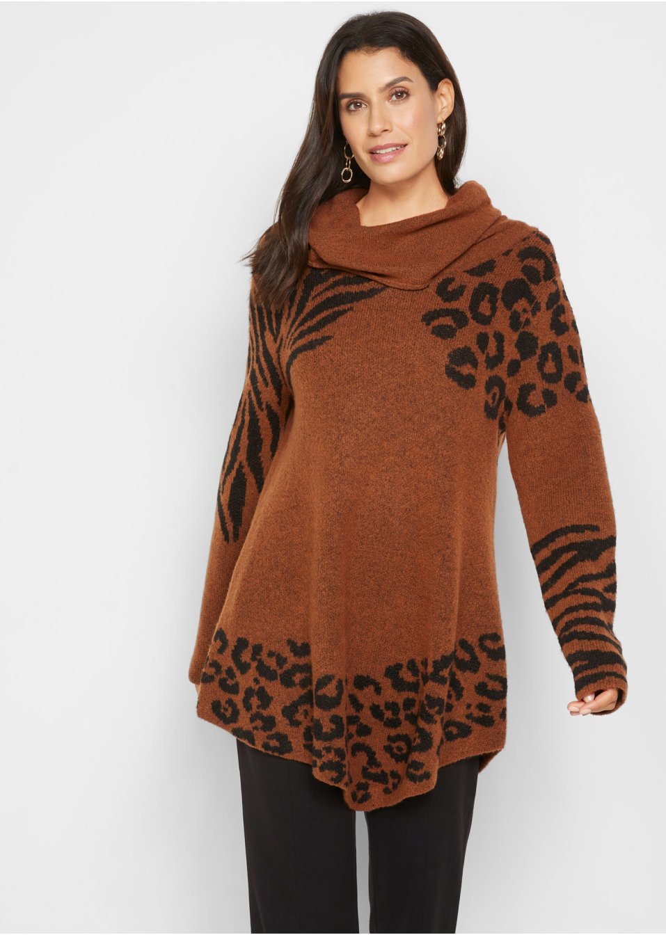 Pull long asymétrique