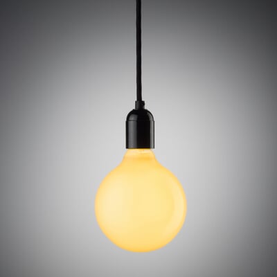 LED-Filament-Globelampe 125 mm E27, 8 W, Opal