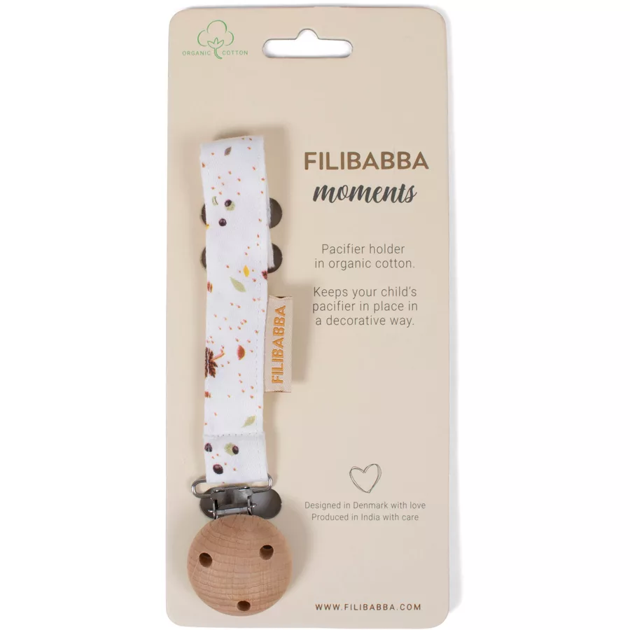 Filibabba Schnullerkette - Chestnuts