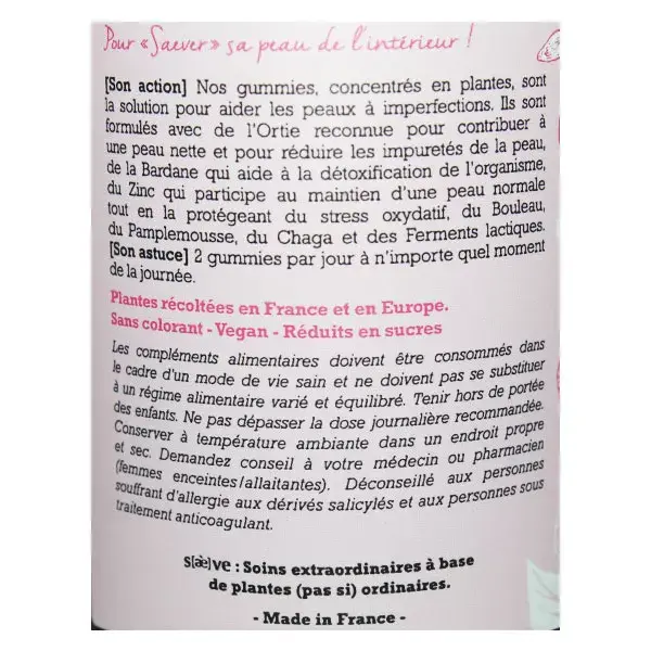 S[aè]ve Pur Paradisi Gummies Anti-Imperfeições 60 gomas