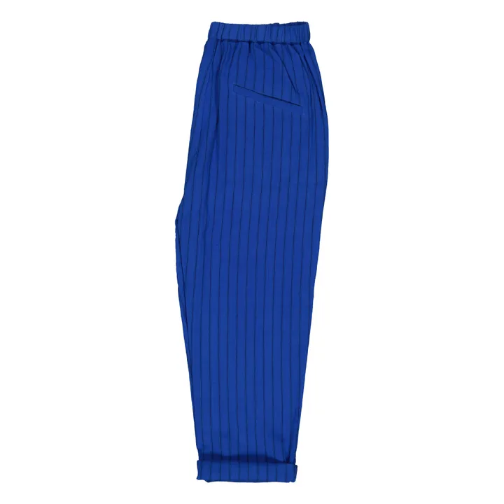 Louis Louise Pantalon Gazelle Rayé | Bleu électrique