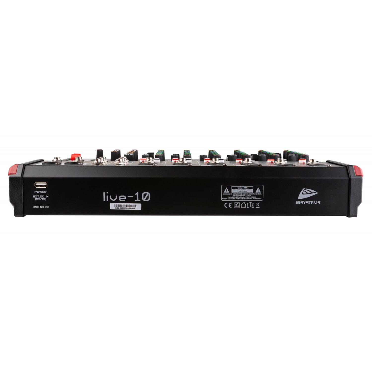 JB systems LIVE-10 8-kanaals mengpaneel met mediaspeler