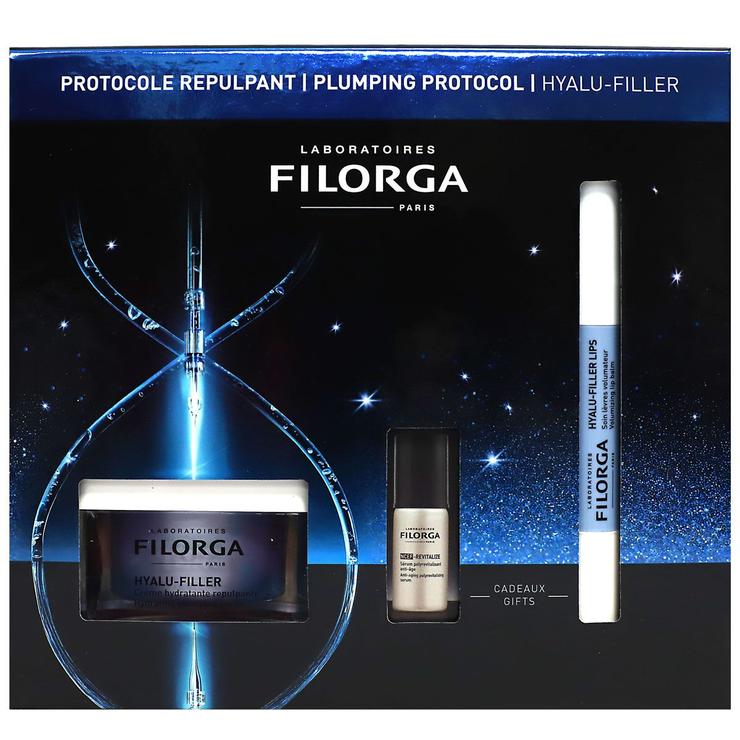 Coffret Hyalu-Filler crème hydratante repulpante 50ml + Routine repulpante offerte