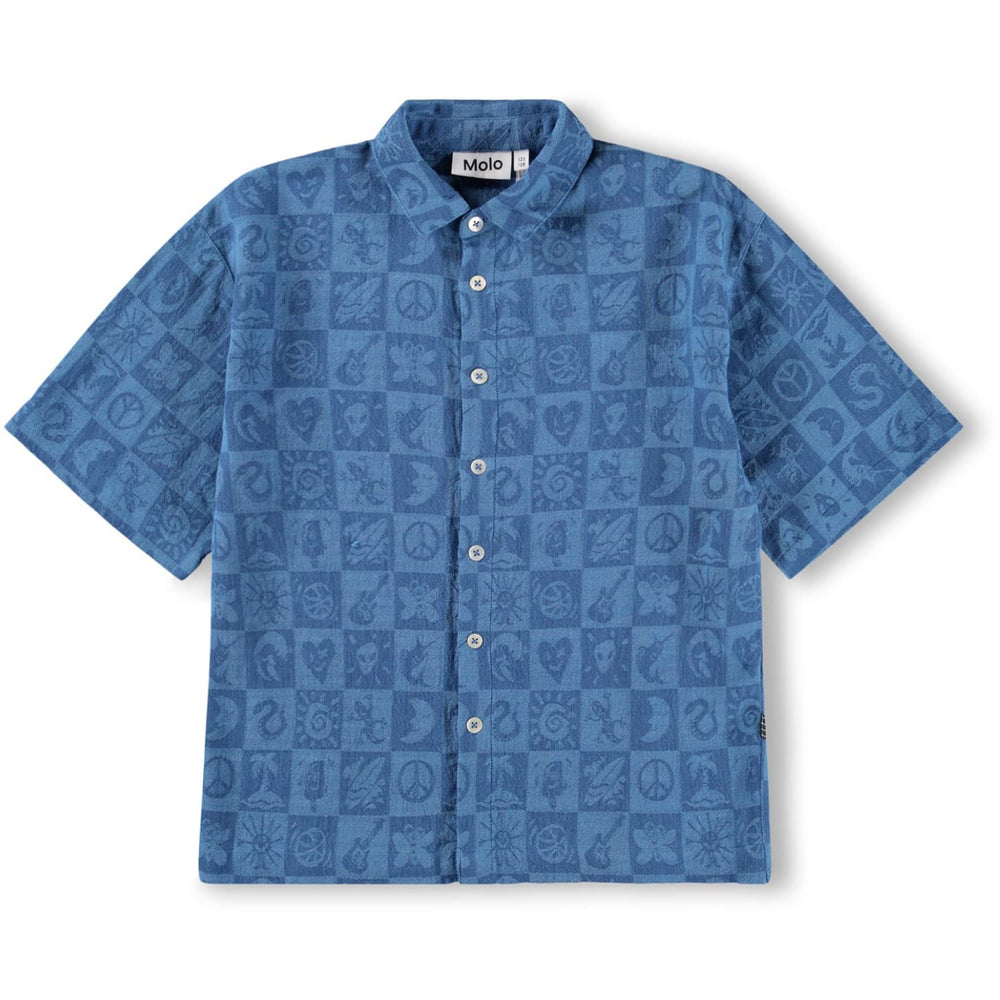 Køb Molo Symbol Check Richie Bluse