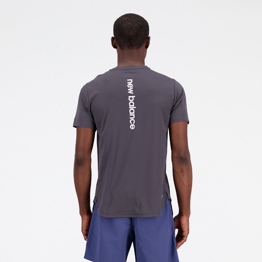 New Balance T-shirt Running AT N-Vent - Noir