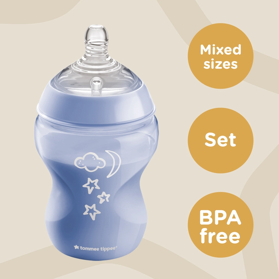Tommee Tippee Starterset Closer to Nature für Neugeborene in rosa