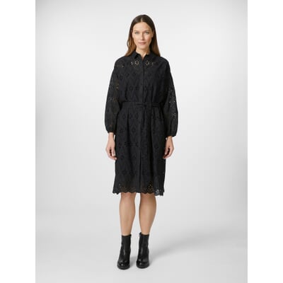 Damen-Spitzenkleid, Schwarz