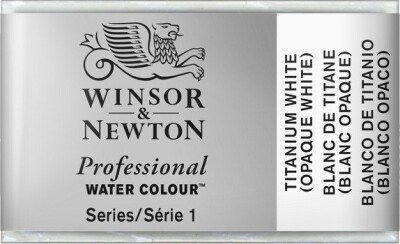 Winsor & Newton - Akvarelfarve Pan - Titanium White