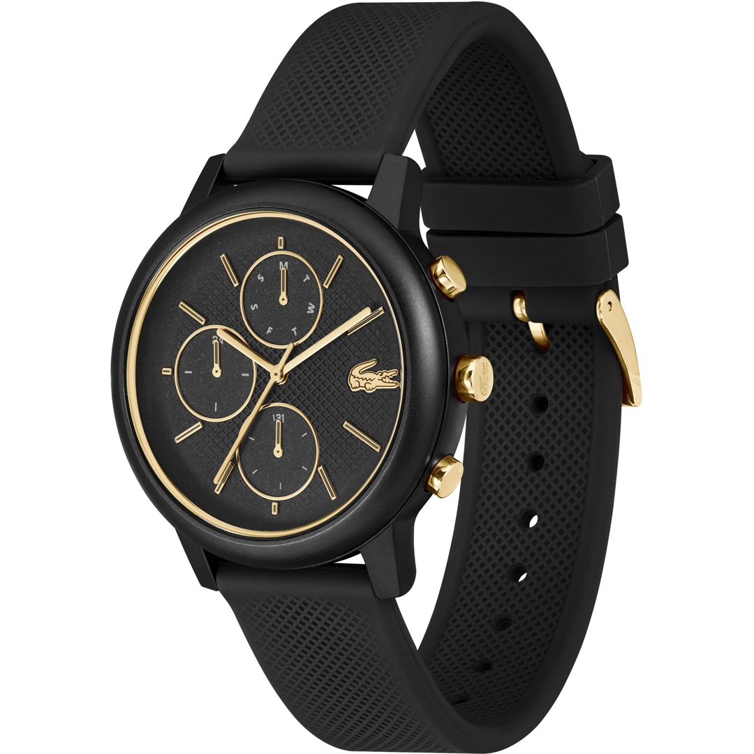 Lacoste 12.12 Move Day Date Schwarz