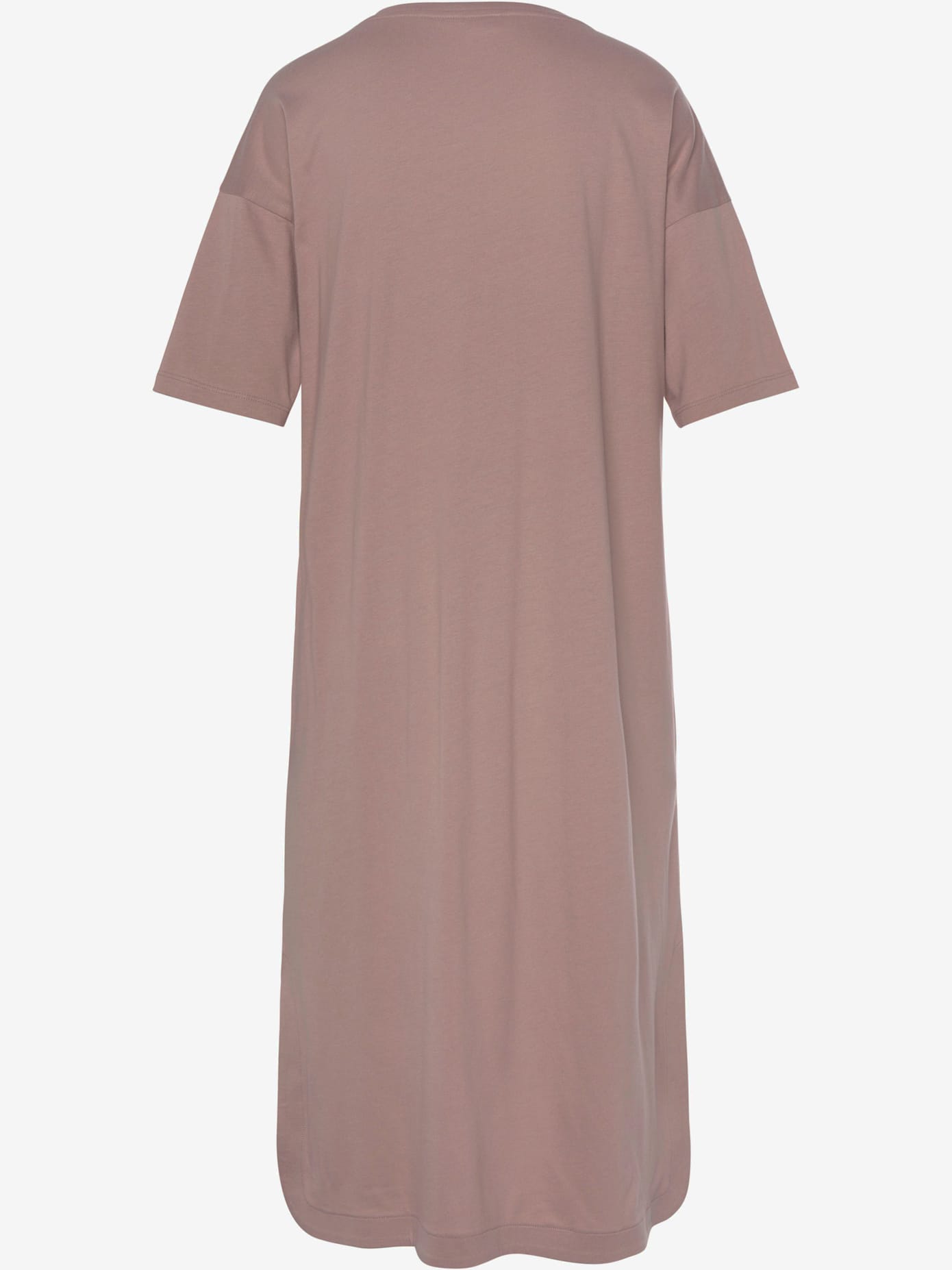 Chemise de nuit longueur midi avec détails imprimés