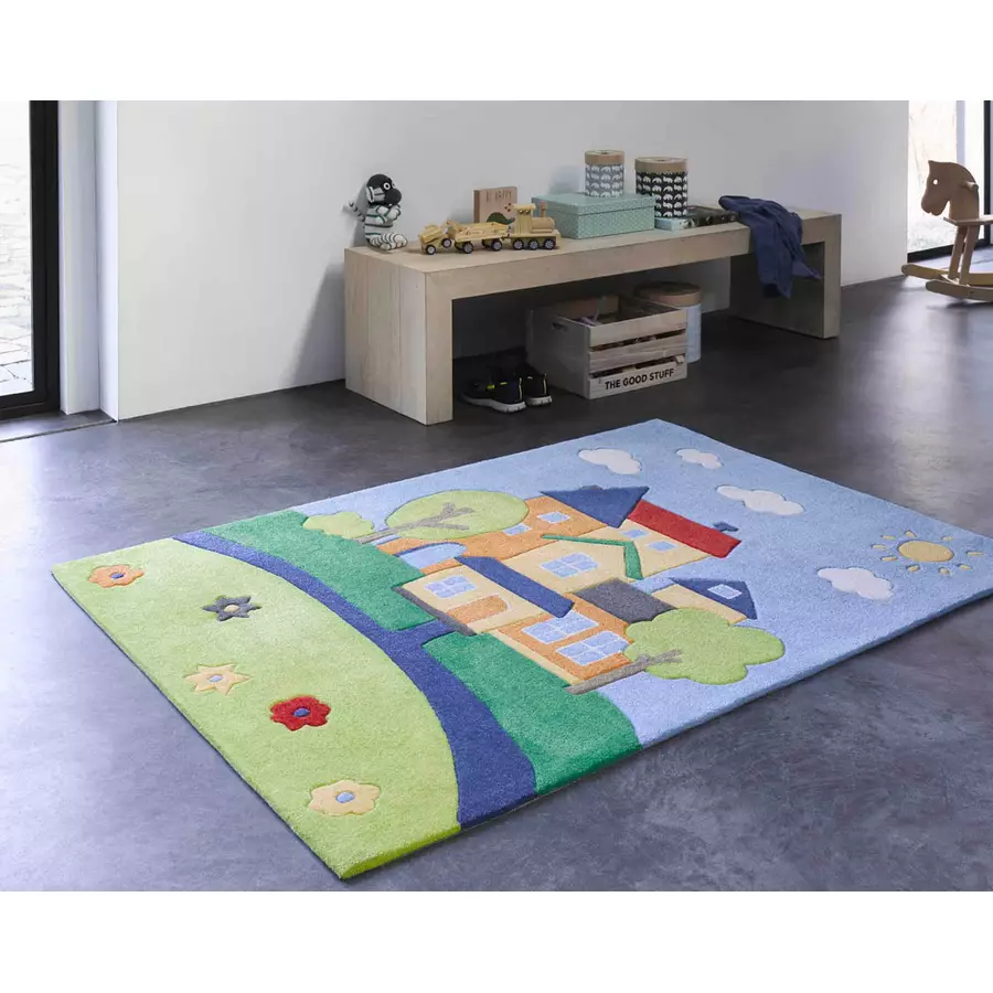 Smart Kids Kinderteppich Villa Villakulla multicolor