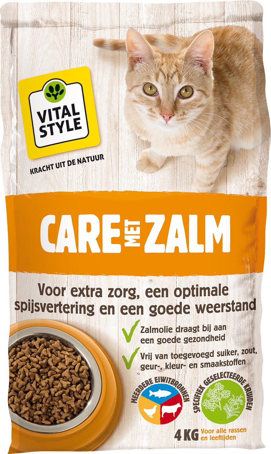 VITALstyle kattenvoer adult zalm 4 kg