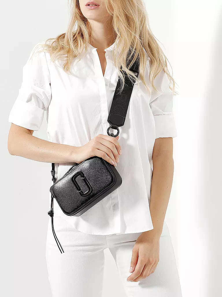 MARC JACOBS Ledertasche - Minibag The Snapshot DTM schwarz