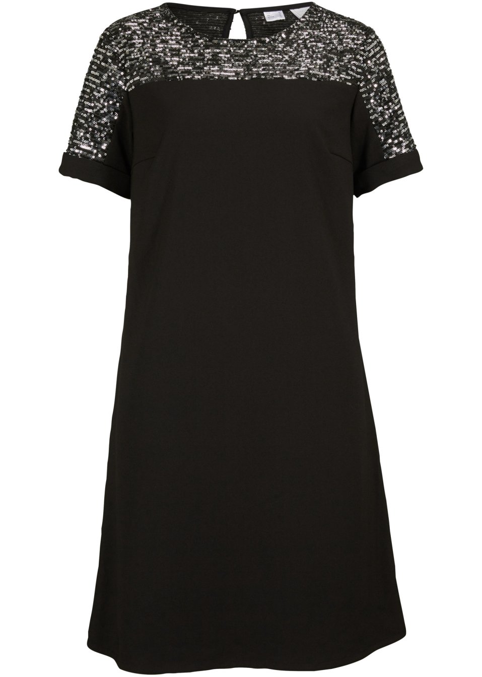 Robe à empiècement en paillettes