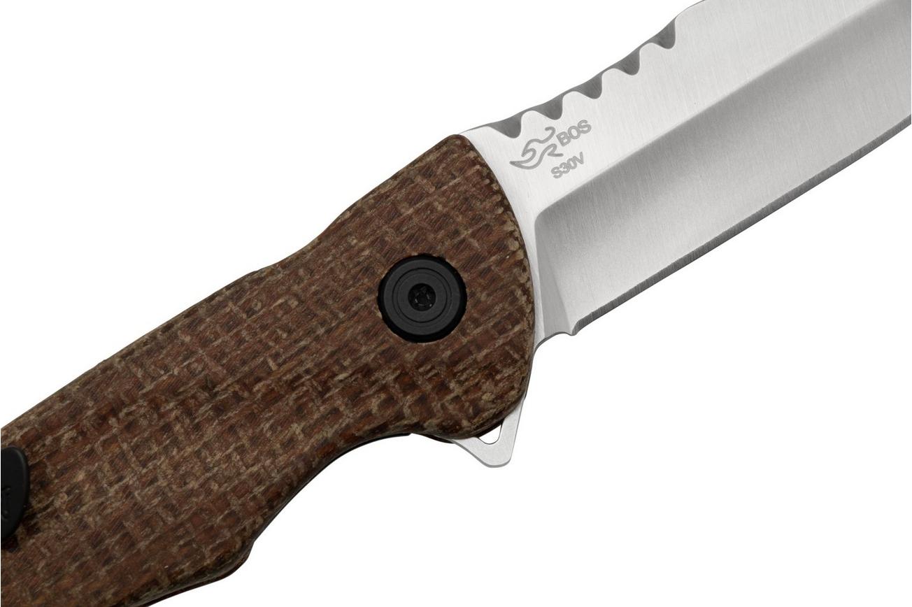 Buck Sprint Pro 0841BRS1 Burlap Micarta, zakmes