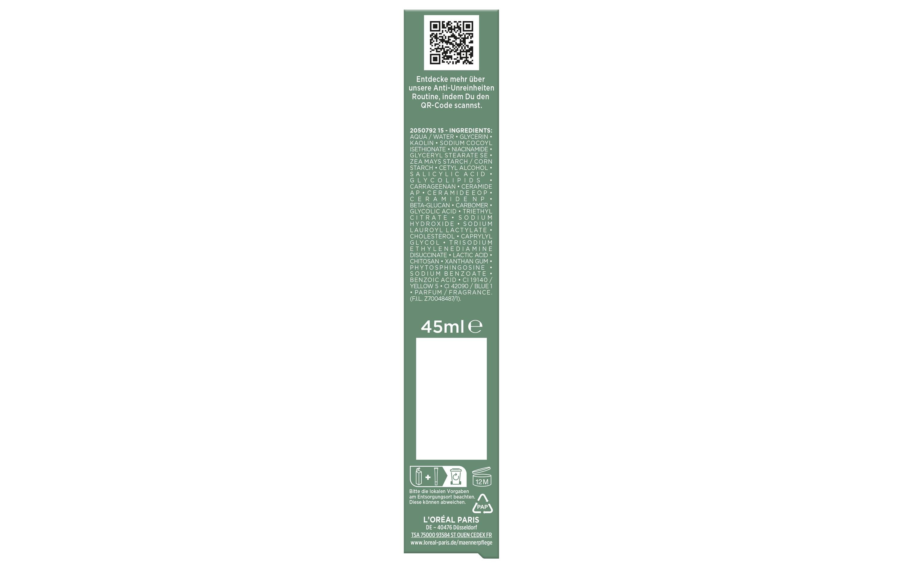 Derma Control S.O.S. Pimple Paste 45 mlPimple Paste für Männer mit Niacinamid