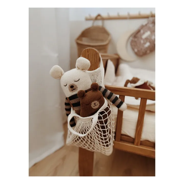 Main Sauvage Hochet Ourson | Brun