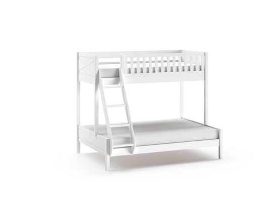 VIPACK - Lit évolutif Lit superposé 90-140x200 sommier inclus scott - blanc