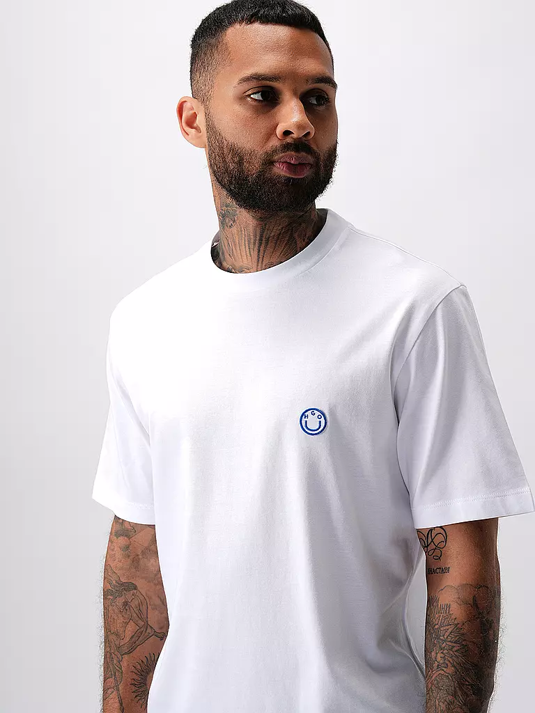 HUGO T-Shirt NILEY weiss
