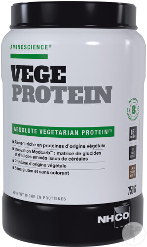 NHCO Aminoscience Vege Protein Poudre De Protéines Chocolat 750g