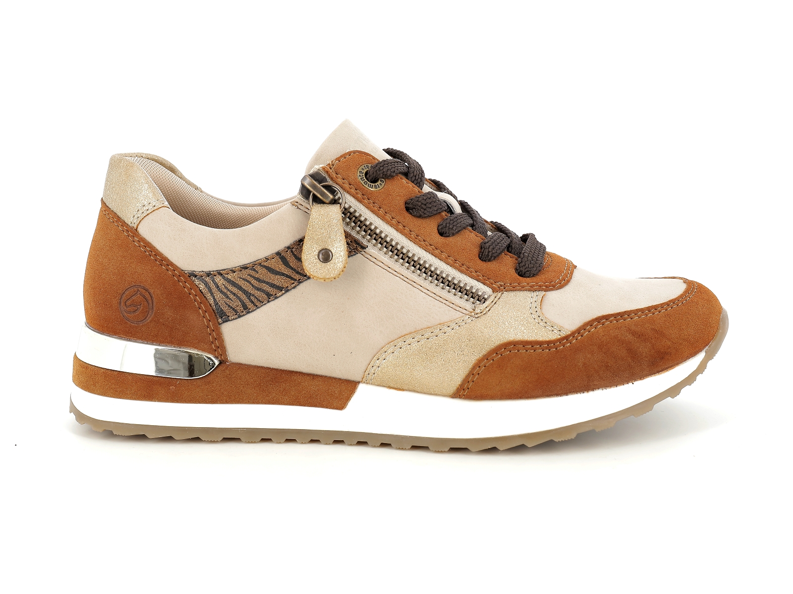 Remonte-R2548 Matières combinées Multi Beige