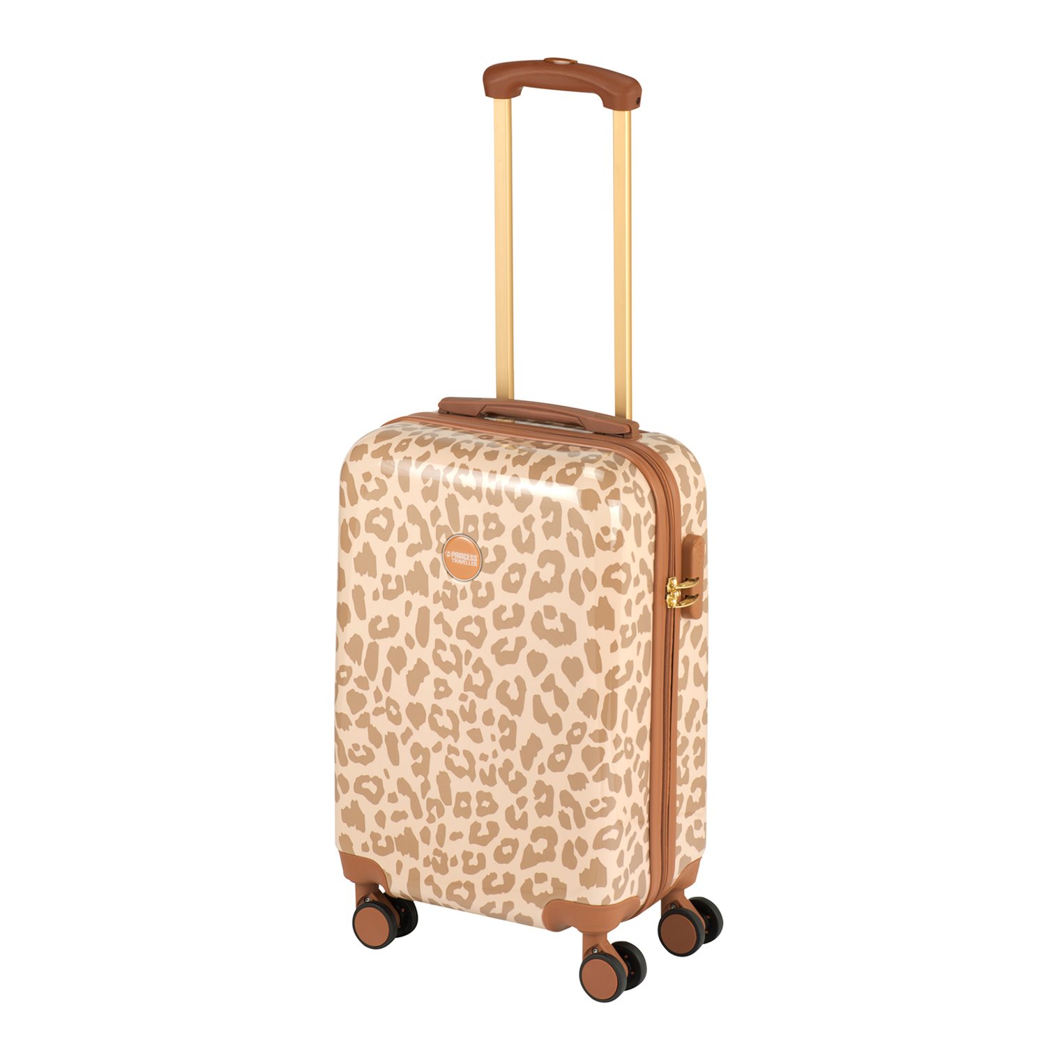 Princess Traveller Animal Print Cabin Trolley leopard