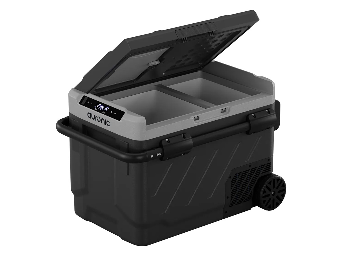 Auronic 49 liter Dual Zone compressor koelbox - Grey