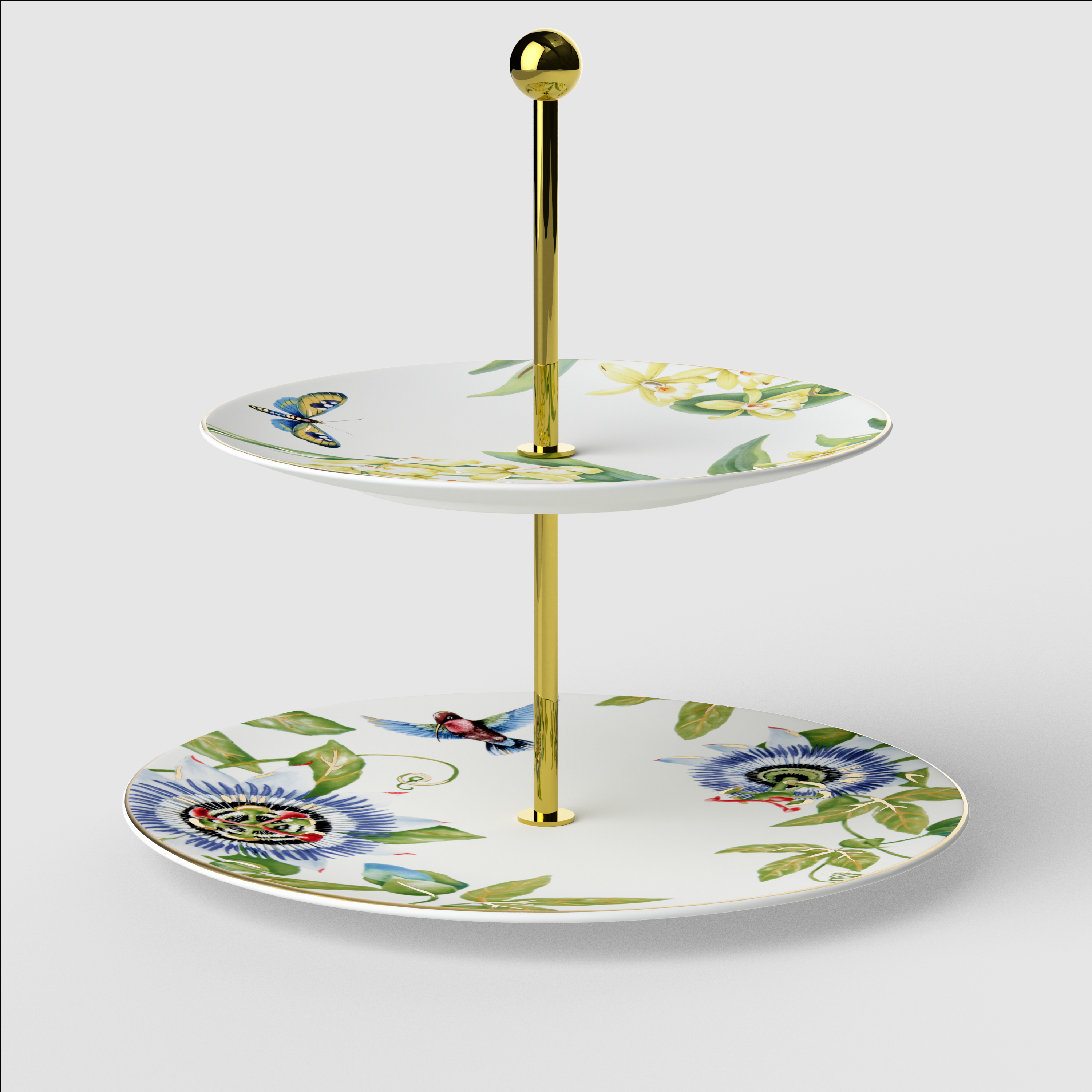 Amazonia 3 Tier Stand Multi-colored, 10.8'' x 10.8''