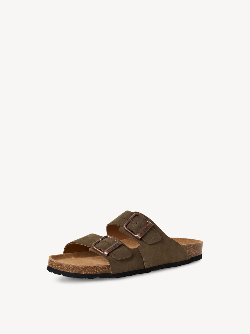 Leren Slipper - groen