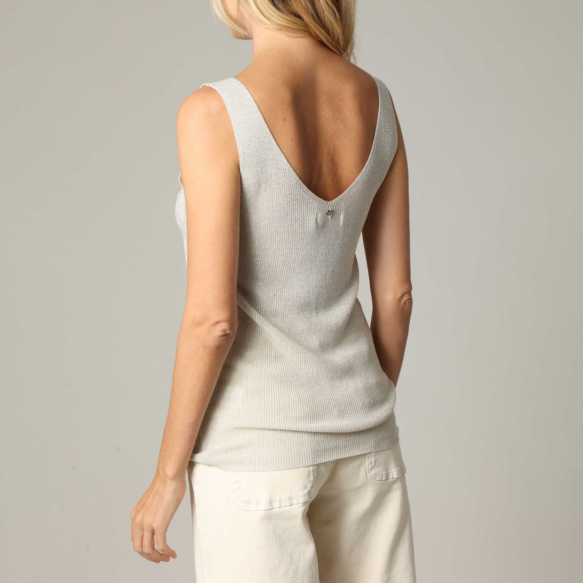 Top Femme beige