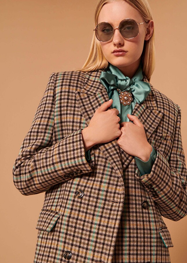 Manteau Marcusgris en tartan