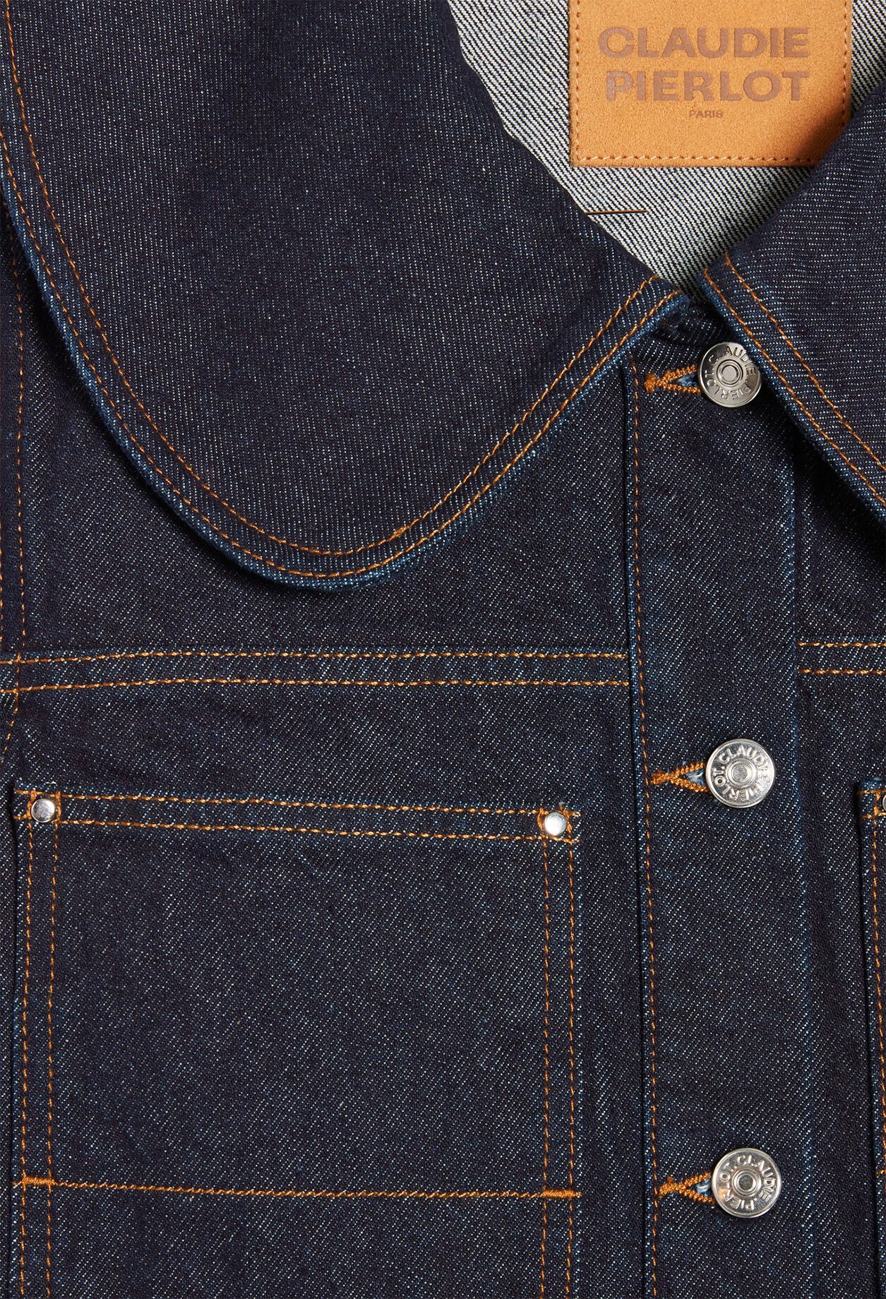 Veste denim brut