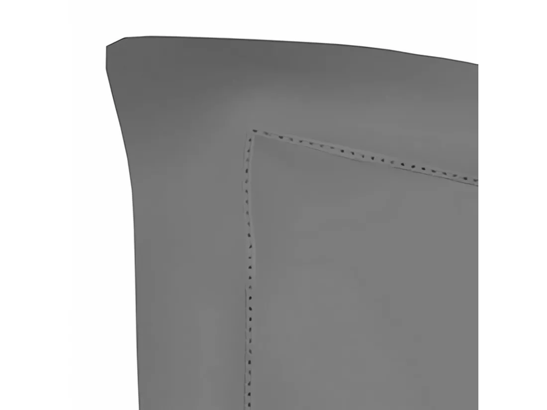 Taie d'oreiller en coton 63x63 cm PERCALE gris, par Soleil d'ocre