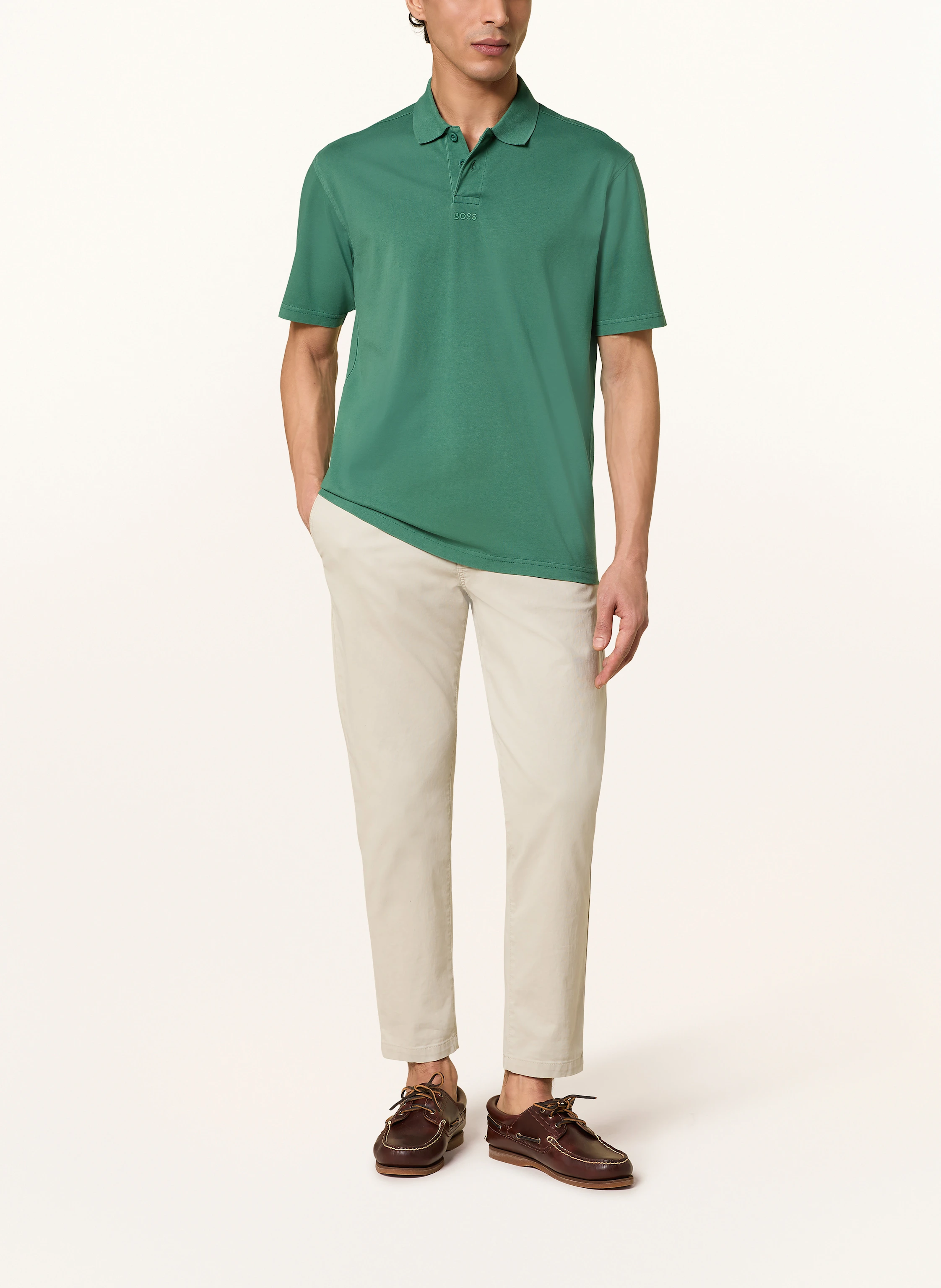 BOSS Piqué-Poloshirt PE_DYE
