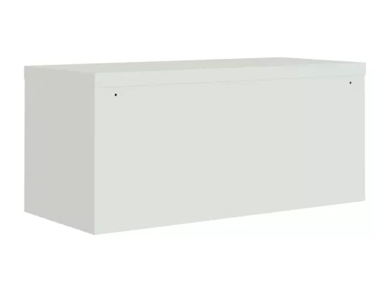 Classeur gris clair 90x40x40 cm acier