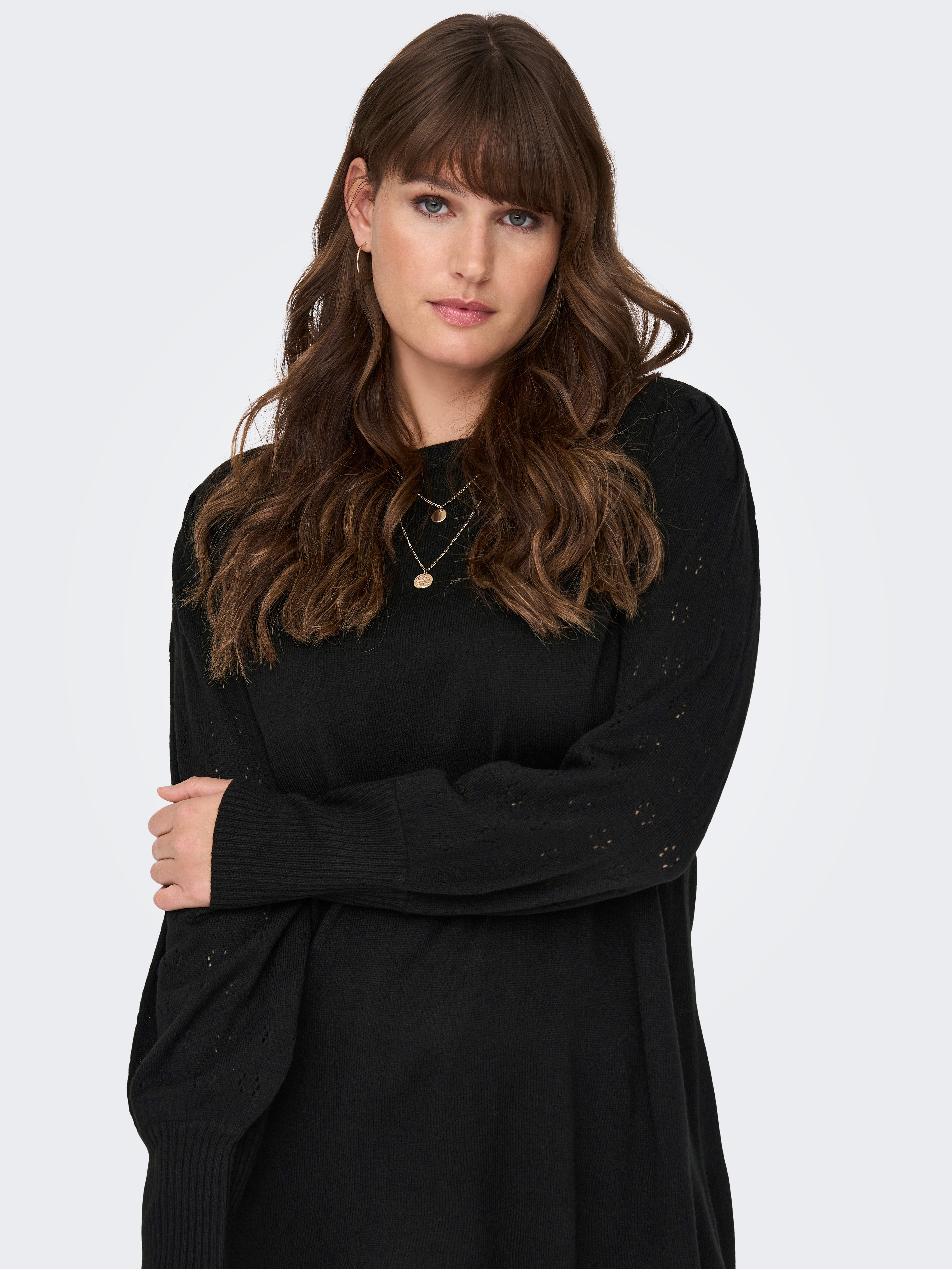 CARMIRLA Strickkleid Black