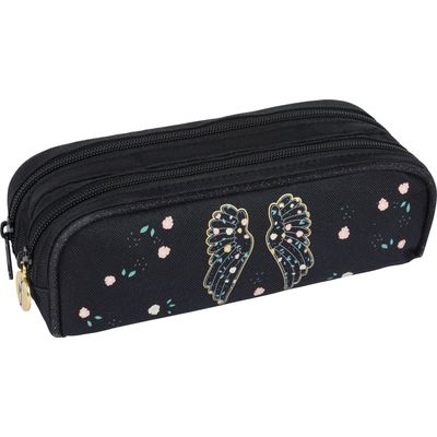 Trousse Little Karl Marc John - 2 compartiments - noir - Oberthur