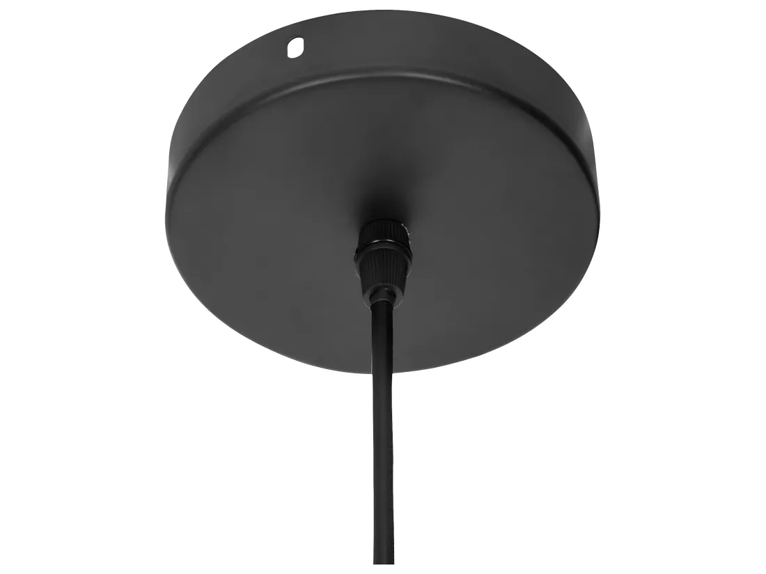 Luminaire Suspension 4 Lampes en Métal noir D 69 cm