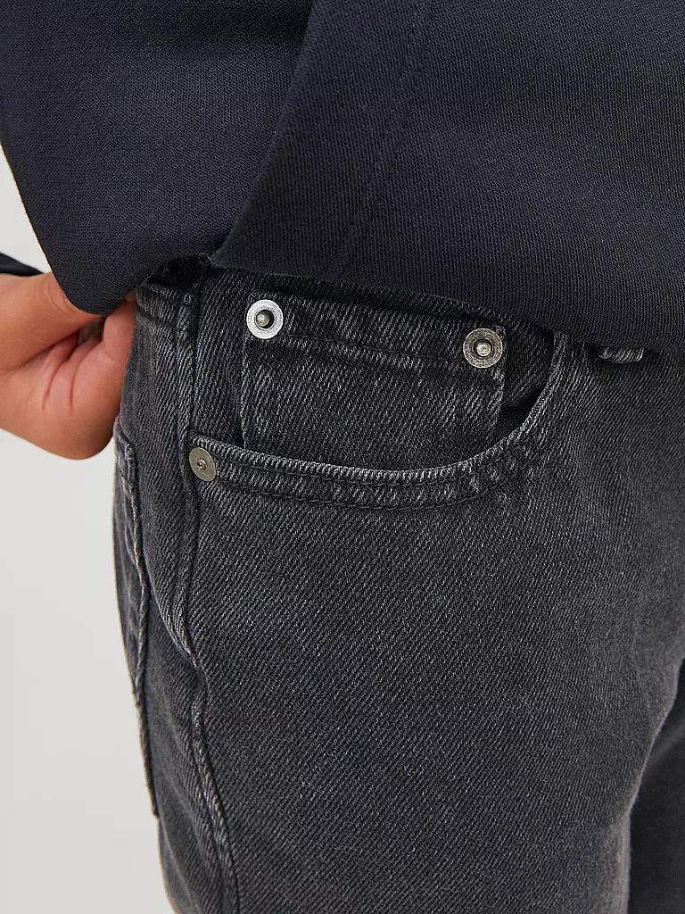 JACK & JONES Jungen Jeans Regular Fit JJICLARK JJORIGINAL schwarz