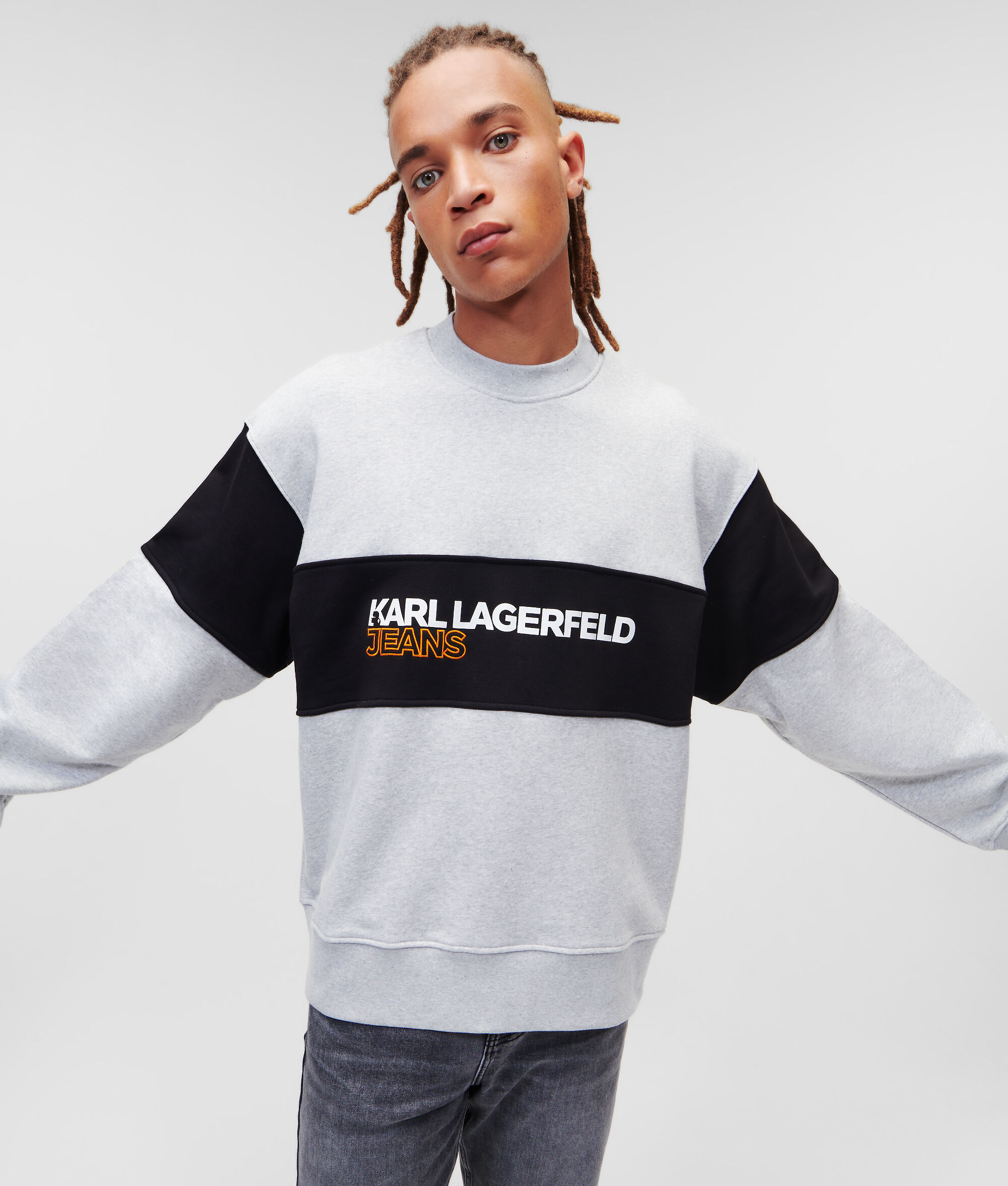 SWEAT-SHIRT UNI À LOGO KLJ