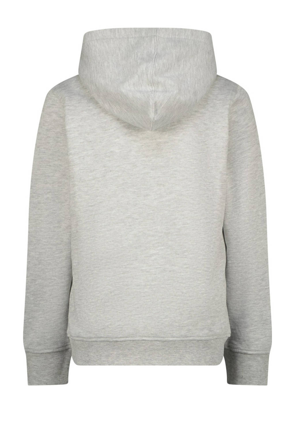 Messi hoodie Silhouette met printopdruk grijs melange