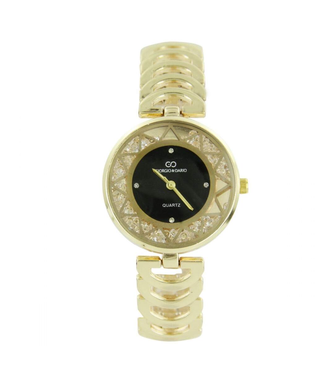 Montre Femme Métal Doré Strass GIORGIO