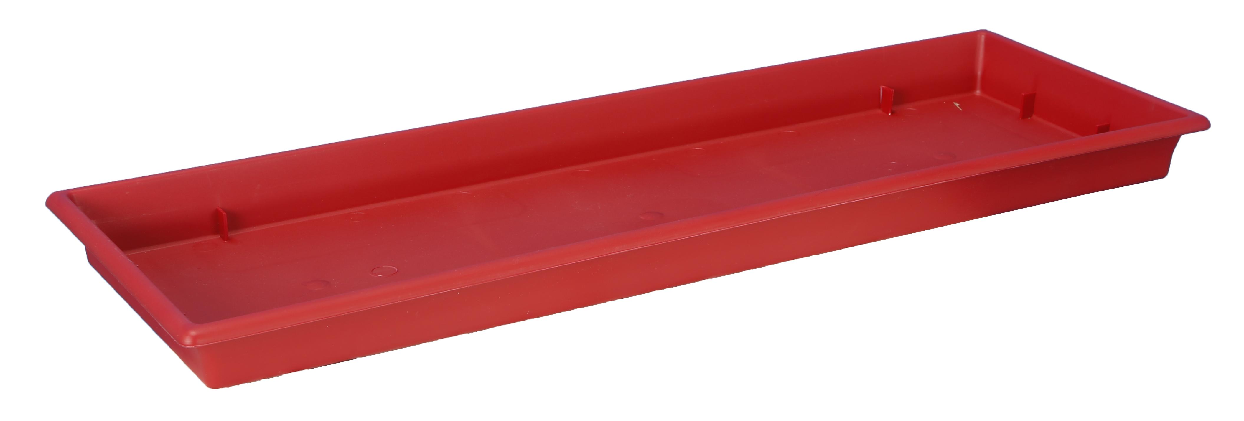 PLATEAU RECTANGULAIRE L.36CM ROUGE
