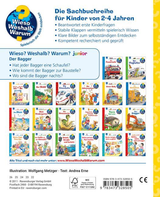 Der Bagger / Wieso? Weshalb? Warum? Junior Bd.38