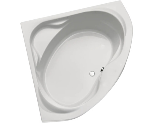 OTTOFOND Giona bad 145 x 145 cm wit glanzend glad 901001