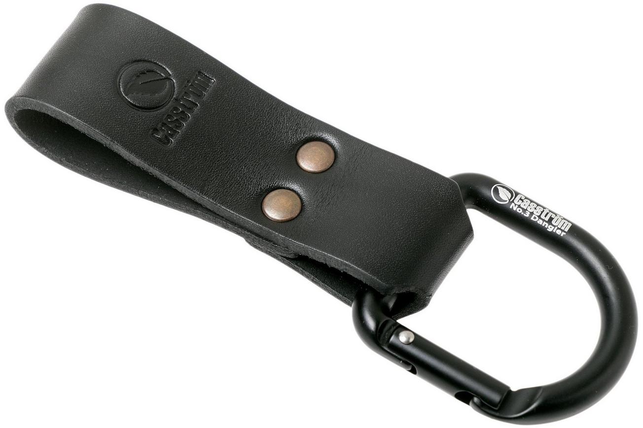 Casström Dangler & Belt Loop Black-Black, riemlus voor messenschedes 13109