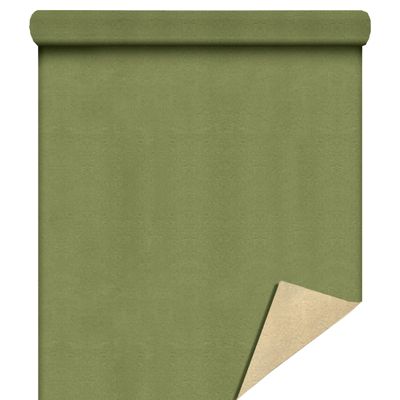Papier cadeau kraft recyclée lisse vert - 70 cm x 50 m