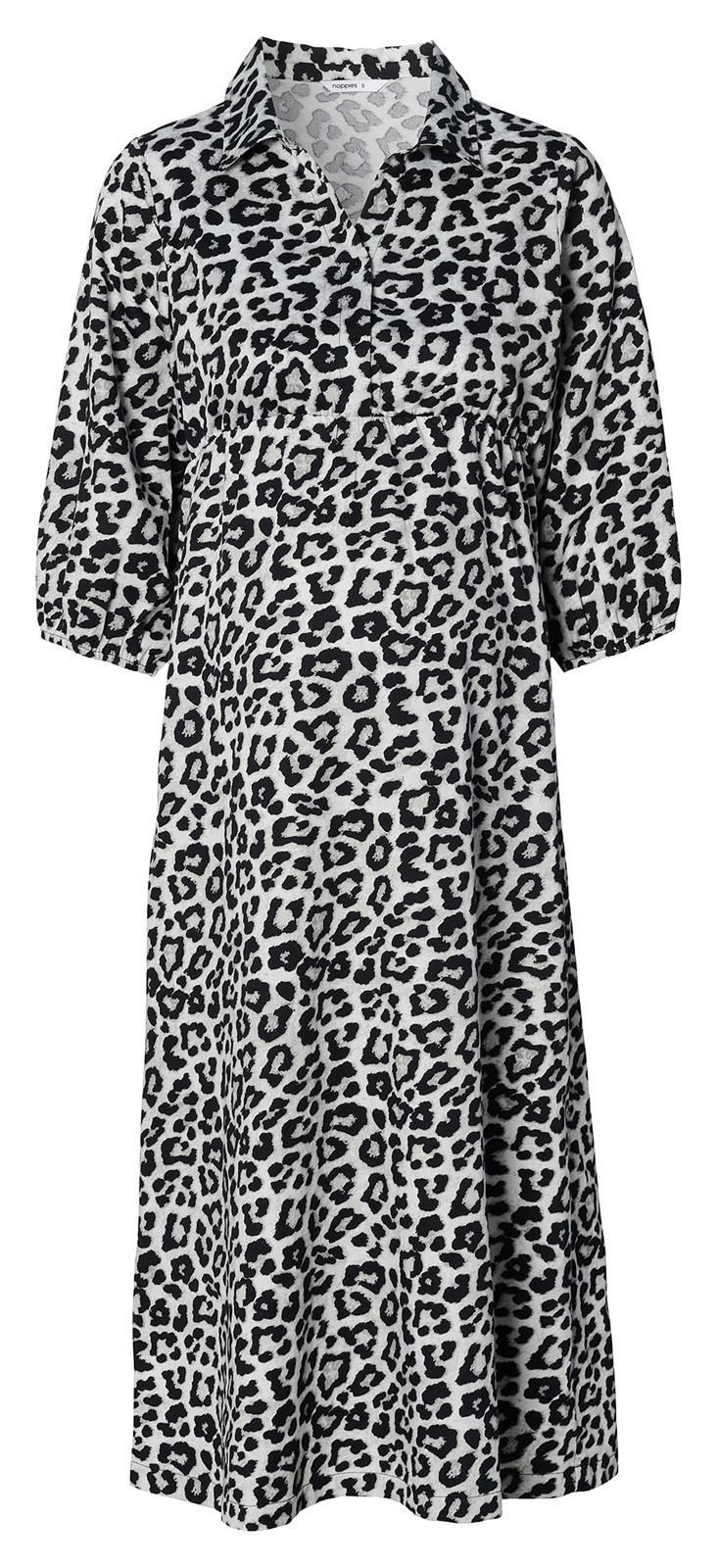 Noppies Maternity Jurk met voedingsfunctie Pilar - Allover Leopard