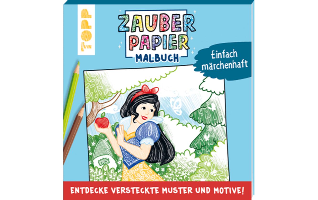 Malbuch Zauberpapier märchenhaft 48 SeitenMalbuch mit speziellen Effekten